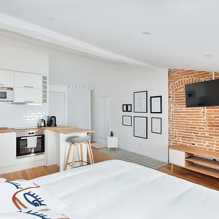 شقة Le Cosy & Office Au Coeur De تولوز